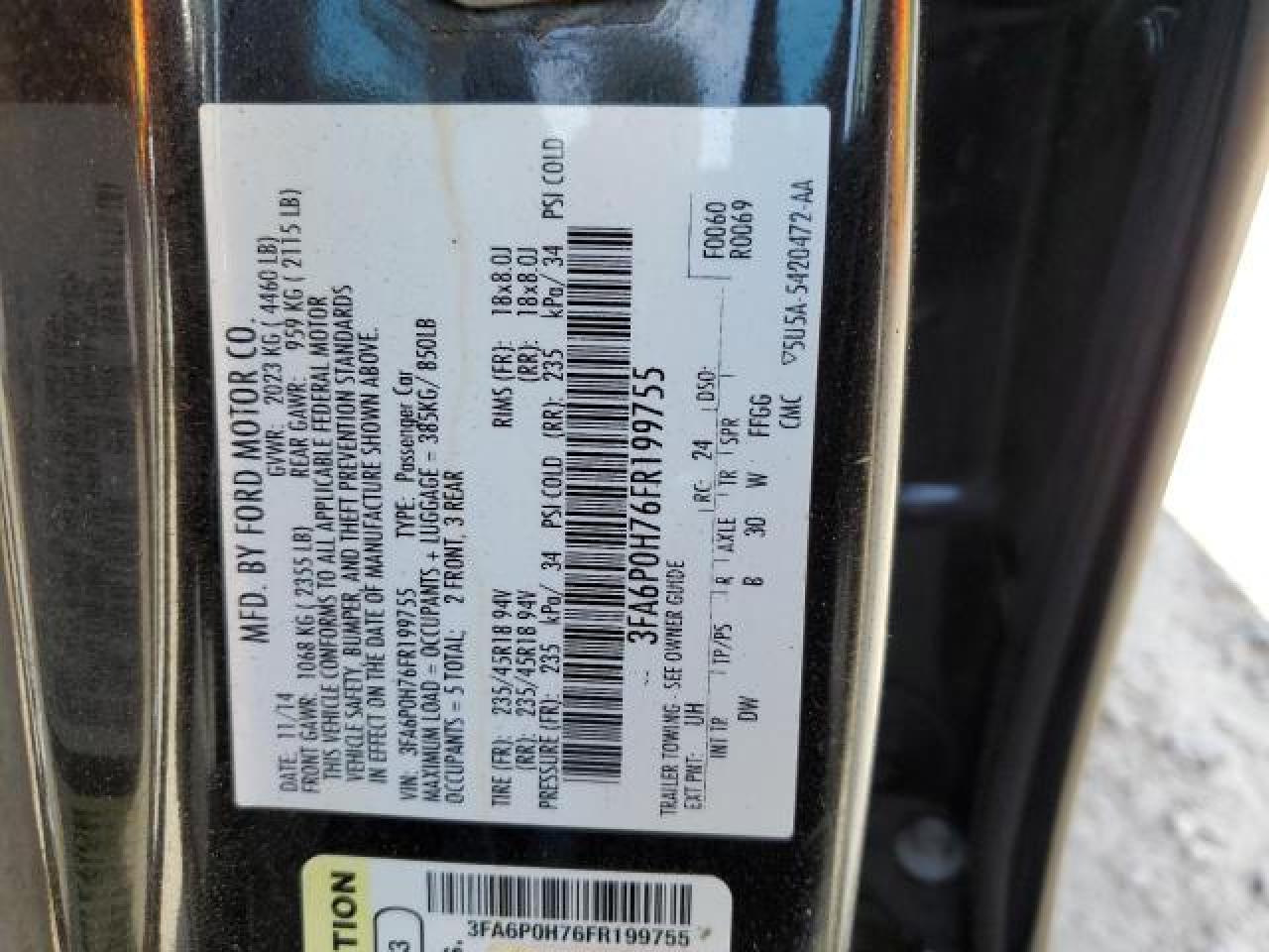 Ford Fusion Se Image 8