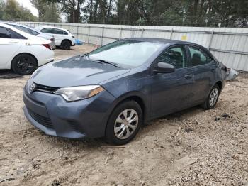  Salvage Toyota Corolla