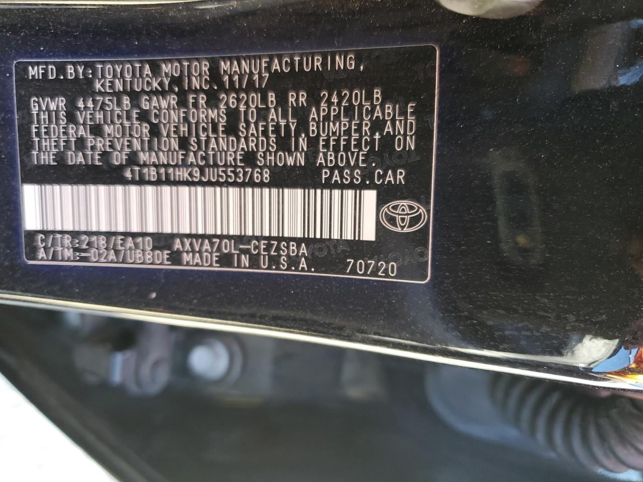 Toyota Camry L Image 11