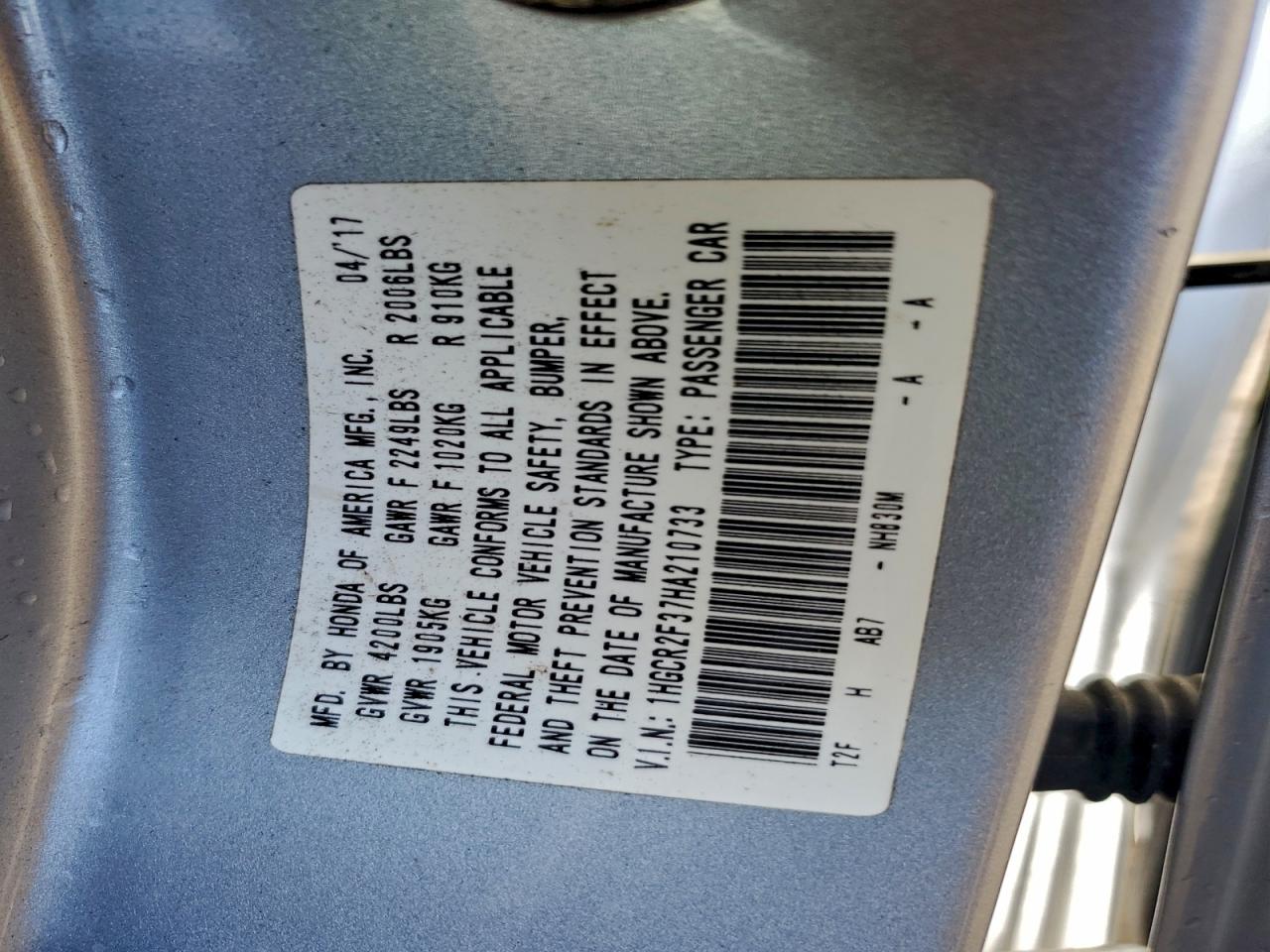 Honda Accord Lx Image 12