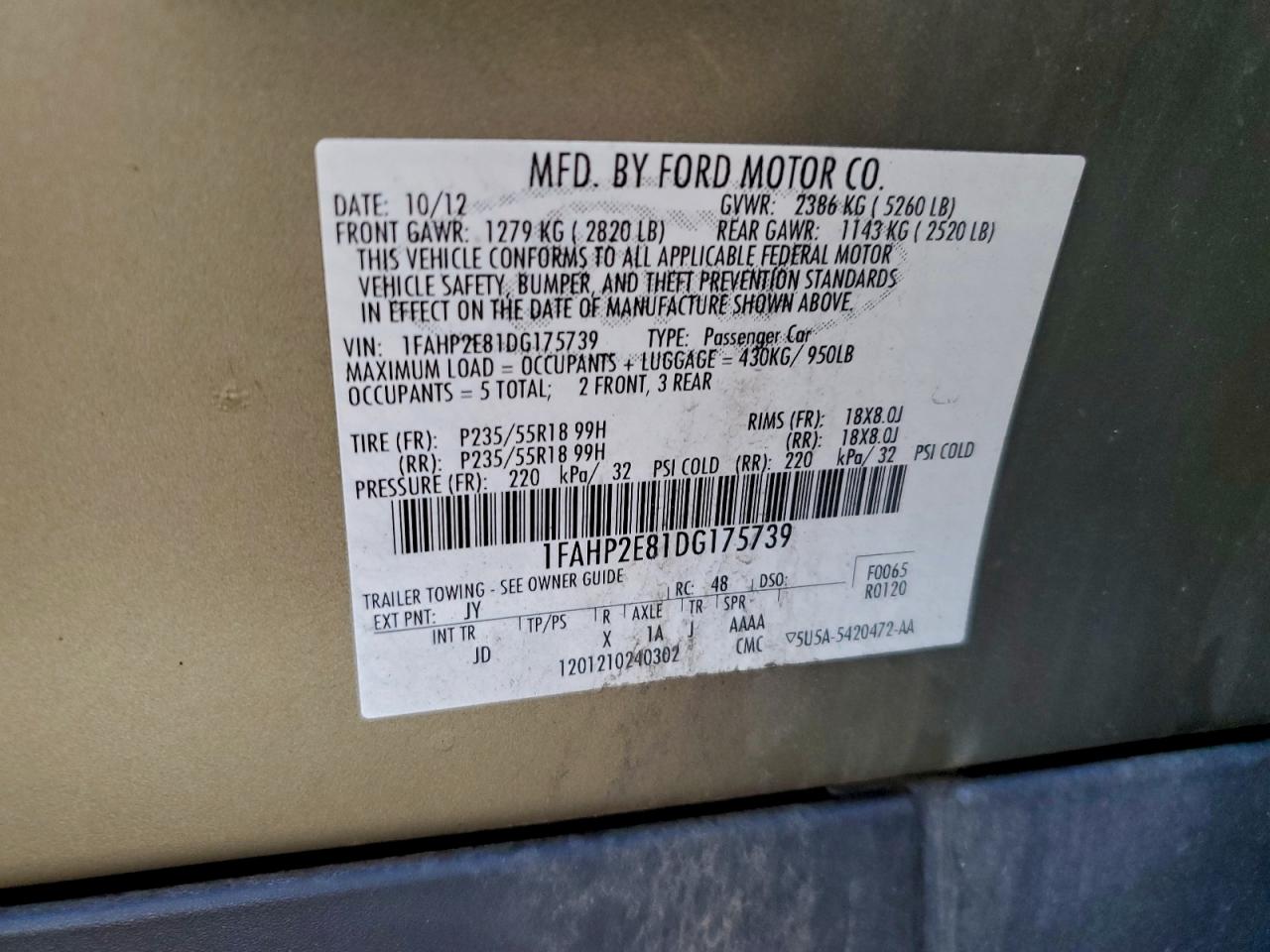 Ford Taurus Sel Image 10