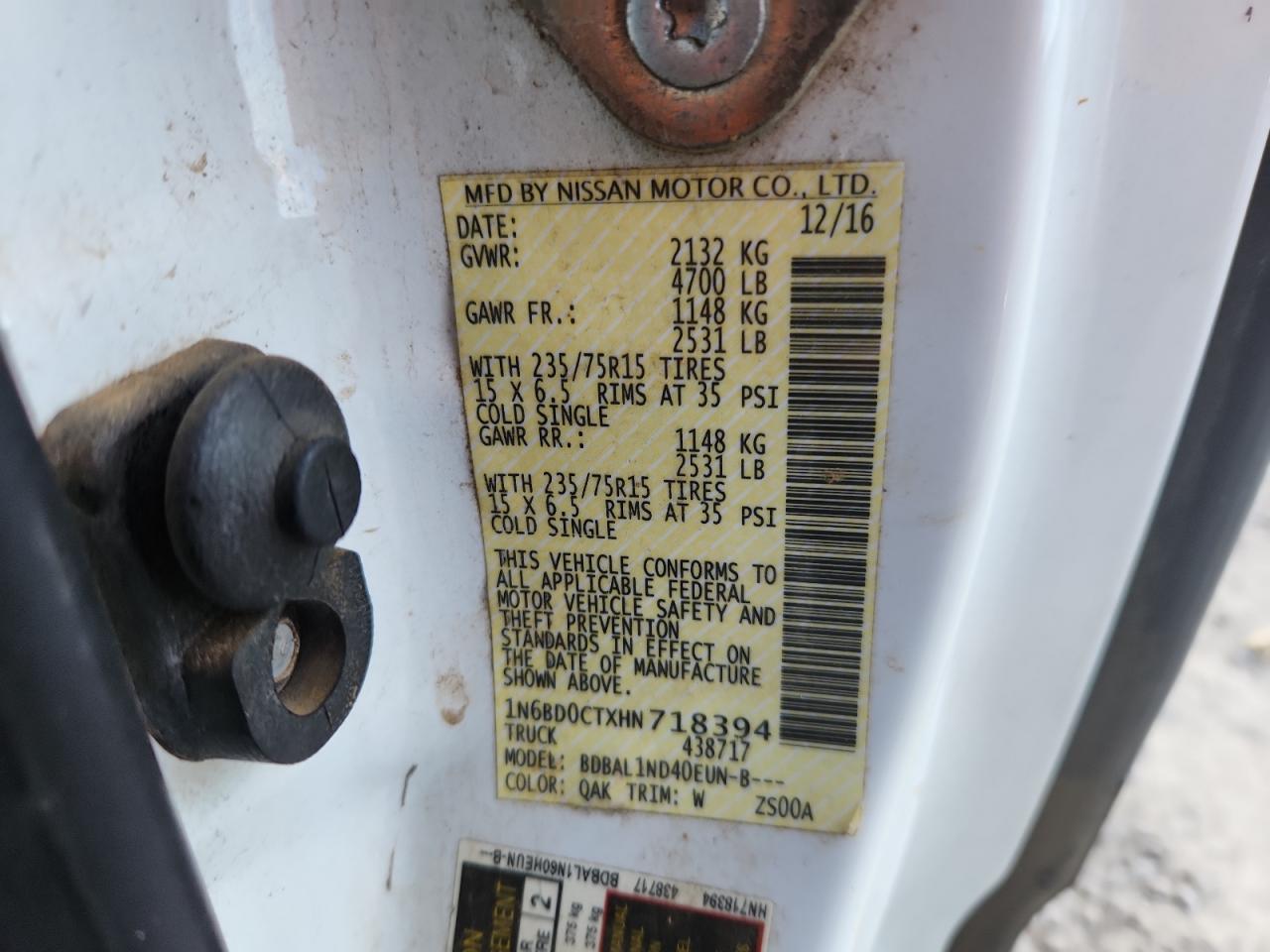 Nissan Frontier S Image 12