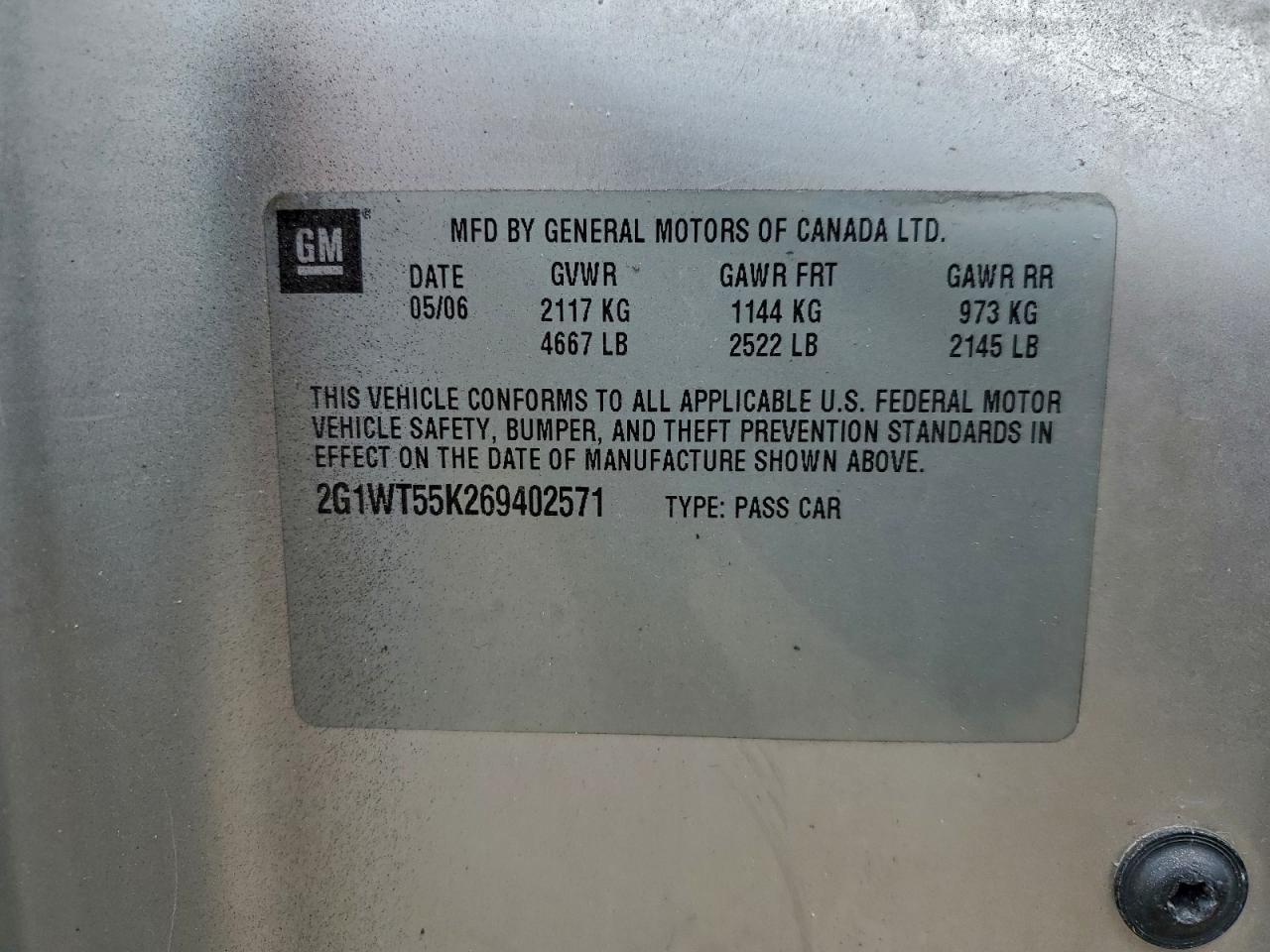 Chevrolet Impala Lt Image 8