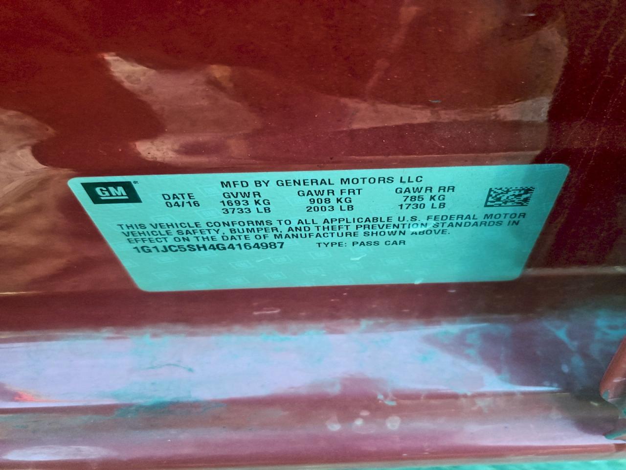 Chevrolet Sonic Lt Image 6