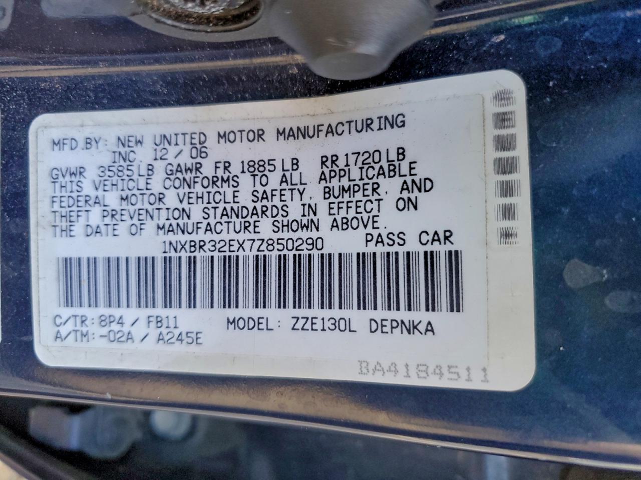 Toyota Corolla Ce Image 11